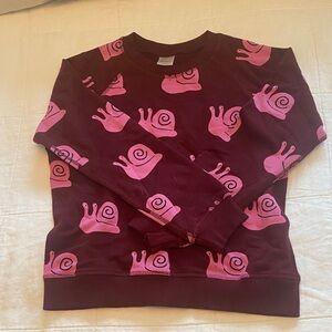 Girls Hanna Andersson Snail Sweatshirt